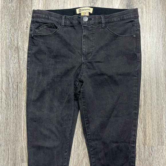 Democracy “AbTechnology” Black Skinny Jeans 12 Petite - Picture 4 of 11
